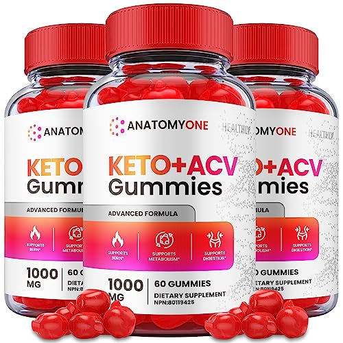 (3 Pack) Anatomy One Keto Gummies, Anatomy One Keto Acv Gummies, Anatomyone Keto
